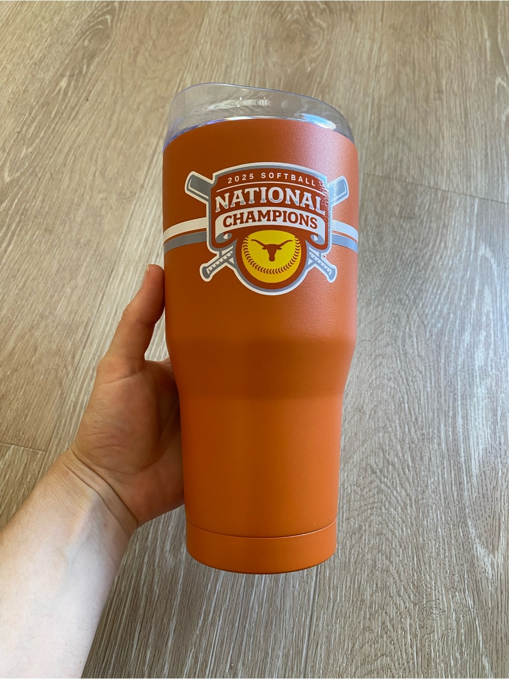 NWT longhorn University of Texas UT National Champions 30 oz tumbler